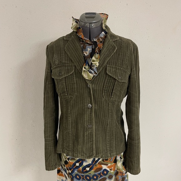 Fully Lined Mock Wrap-Front Chiffon Dress - Picture 13 of 13